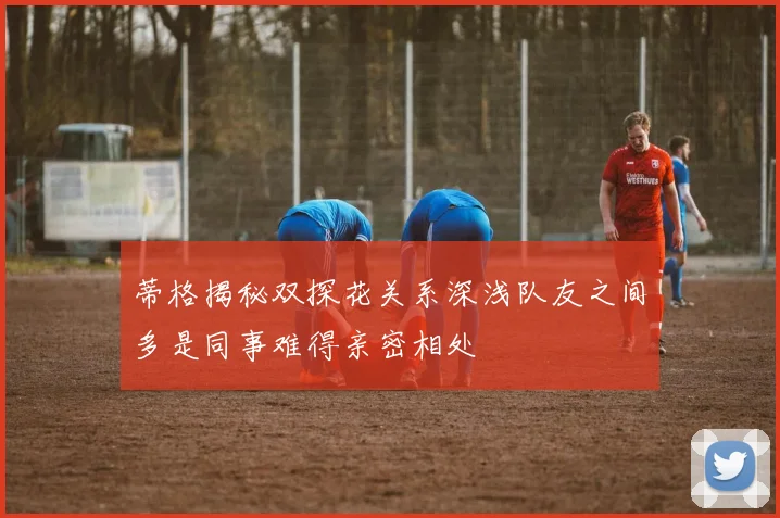 蒂格揭秘双探花关系深浅队友之间多是同事难得亲密相处